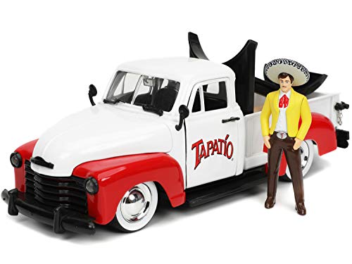 Jada Toys Tapatio 1:24 Chevy Pick Up 1953 con Figura miniatura 2