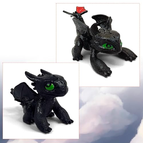 Toysvill TOYSVILL-DRAGONS-12-N Inspired By How To Train Your Dragons (Set 12 Pcs) - Mini Action Figures thumb #6