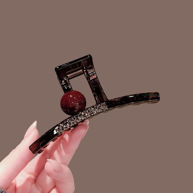 Sparking hair claw with Crystal, Luxury hair clips for women,Tight large claw for thick hair. image 4