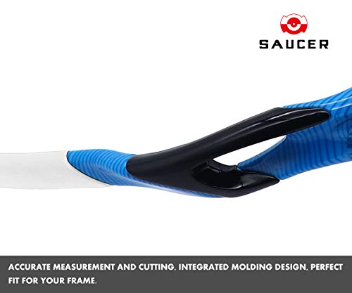 Image of SAUCER Replacement Nose Pieces Pads & Earsocks Temple Sleeve Rubber Kit for Oakley RadarLock Path | Pitch|Edge | XL Sunglass