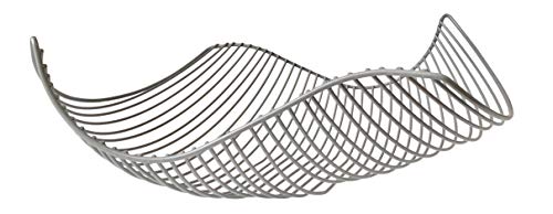 Vistella Fruit Bowl Basket in Matte Gray Silver - 6 Colors Available