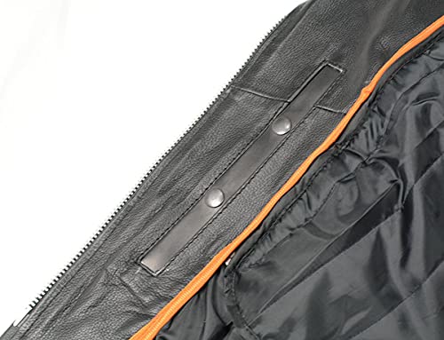 Image of Milwaukee Leather Women's Classic Premium Leather Motorcycle MC Style Riding Jacket
