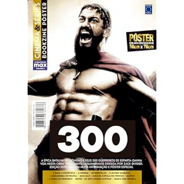 Capa do livro 300 - Superpôster Cinema e Séries
