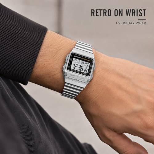 Image of MASTOP Retro Digital Watch for Men Vintage with Multi-Function & Stylish Design for Daily & Outdoor Use