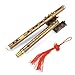 Bamboo Flute Dizi Traditional Handmade Chinese Musical Instrument Vintage Dizi (Key E)