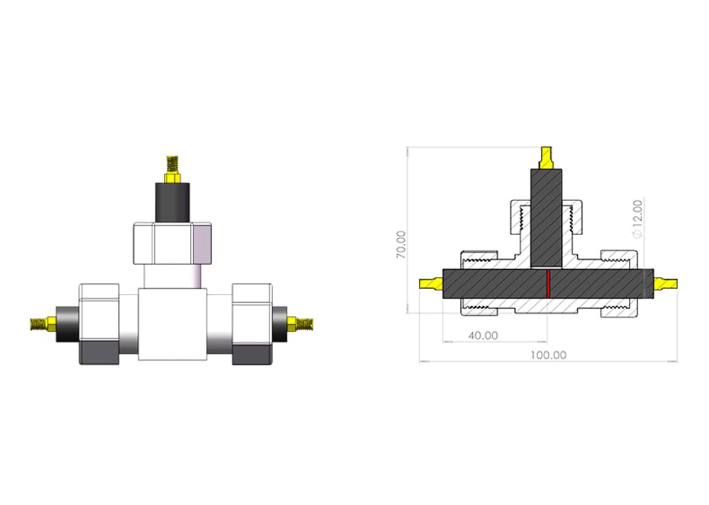 Hochpräzise elektrochemische Simulationstestform mit drei Elektroden for Forschung und Entwicklung – langlebige PTFE-Hülse, mehrfach(Molybdenum 20mm)