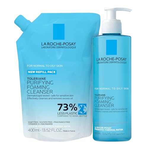 La Roche-Posay Toleriane Purifying Foaming Facial Cleanser, Oil F...