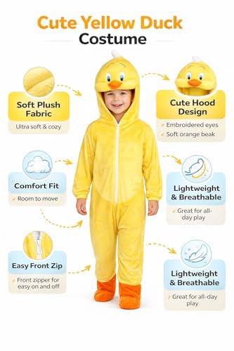 Image of Raj Costume Animal Fancy Dress Costume for Boys & Girls | Hooded Full Body Wildlife Zoo Animal Jumpsuit | Soft Costume for School Function, Fancy Dress, Halloween, Birthday, Cosplay & Role Play