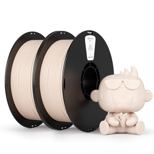 kexcelled Skin PLA Set Bundle Filament 1.75 mm +/-0.03 mm, 2 Pack, 3D Printing Aesthetic Materials, 2 kg Spool Roll, for