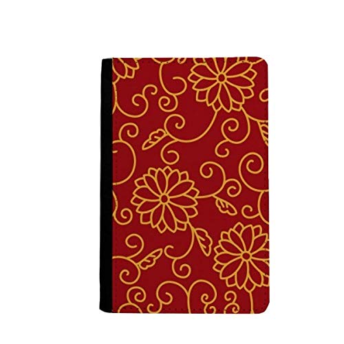 Porte-passeport fleurs chinoises anti-perte pour sécuriser vos vols