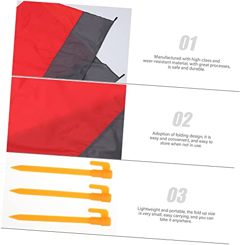 INOOMP 4 conjuntos de tapete de praia sem areia cobertor de piquenique cobertor de bolso cobertor de