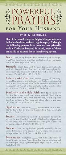 Powerful Prayers for Your Husband 50-pack (Prayer Cards)