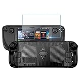 DLseego Protector Case for Steam Deck, Shock Absorption and Anti-Scratch TPU Case with 1 tempered glass film compatible with Steam Deck - Black
