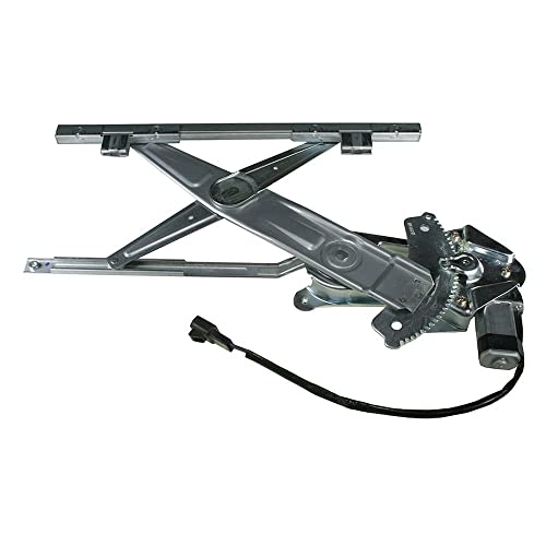 Image of TRQ Front Left Power Window Regulator & Motor Assembly Drivers Side Compatible with 2005-2010 Chevrolet Cobalt GM1350161