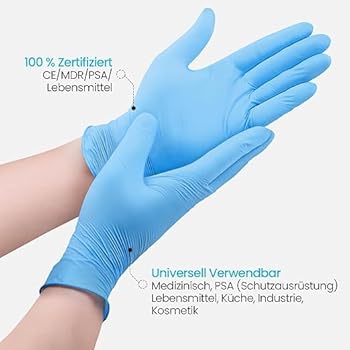 Nitril handschoenen, blauw - XS per 100 stuks - Henry Schein Nitril handschoenen, blauw - XS per 100 stuks - Henry Schein