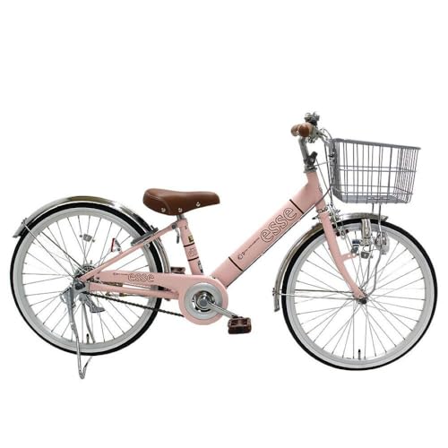 完成品でお届け! 子供用自転車 esse 20インチ 子供 自転車 [ミルキーピンク] 小学生 倒れにくい両立スタンド シンプル 低床フレーム 安全基準BAA適合車 エッセ 大阪府 堺市 完全組立 整備済でお届け [小学生 両立スタンド 大阪府 堺市 ]
