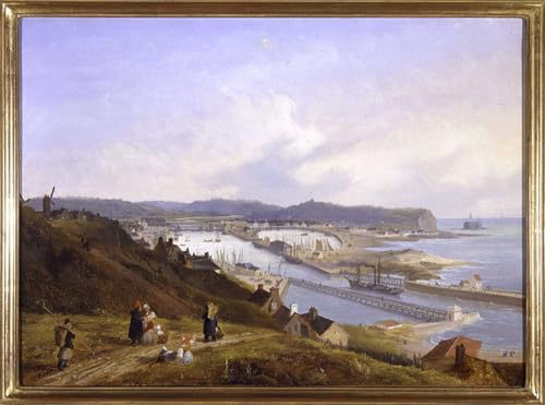 Toile murale le Port de Boulogne par Garneray pour votre salon cocooning