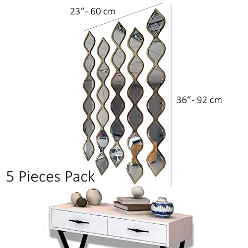 5 pezzi decorazione naturale goccia d'acqua