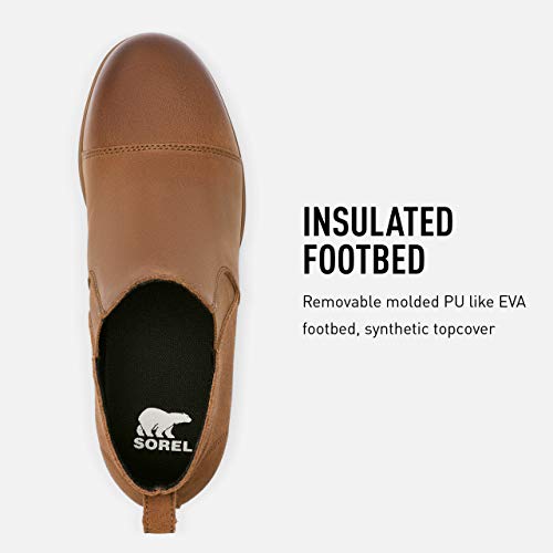 Sorel Women's Evie Pull-On Bootie — Waterproof Suede Leather — Wedge Ankle Booties4