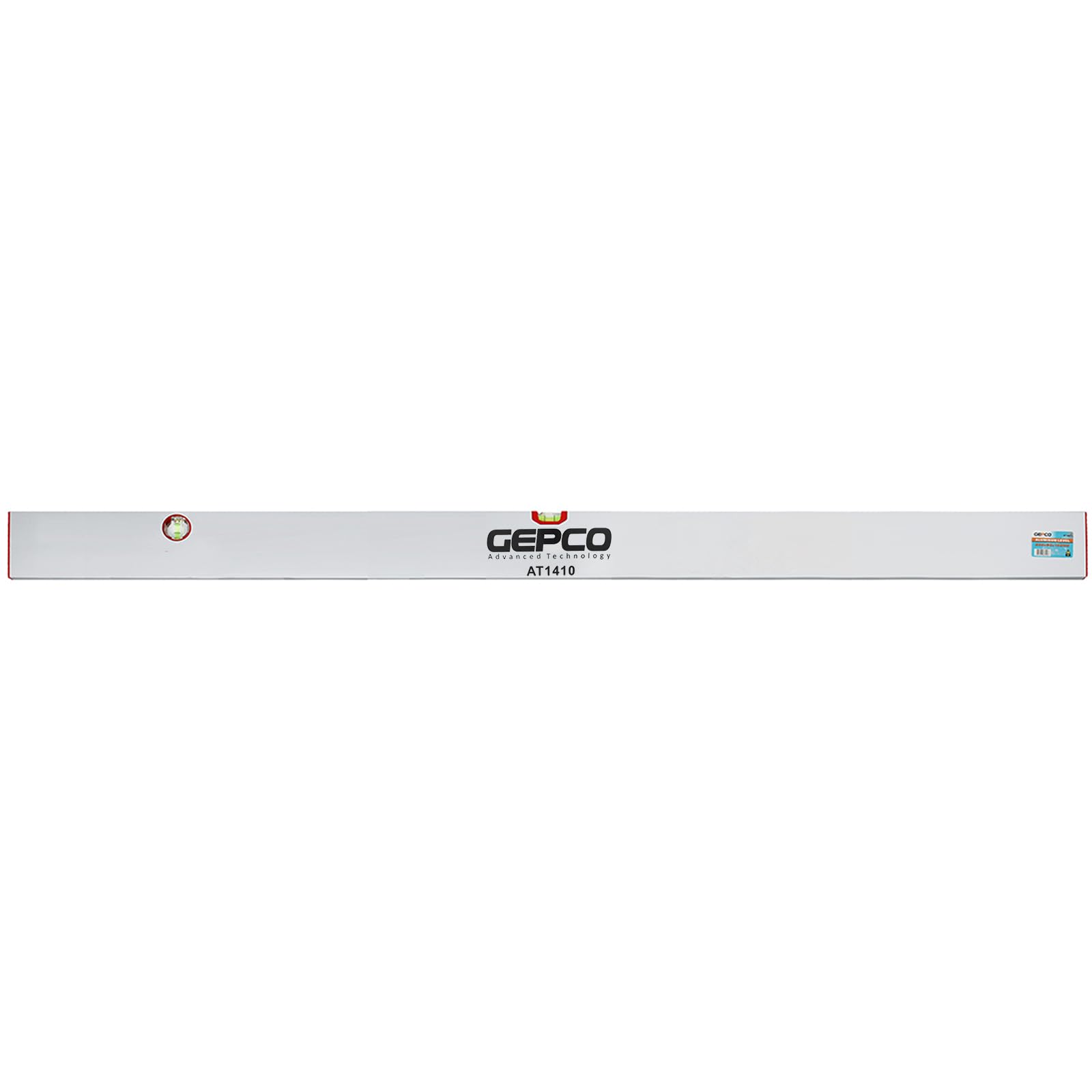 GEPCO - Set di 3 piastre direzionali in alluminio, 100-120-150 cm, 2 livelle a bolla