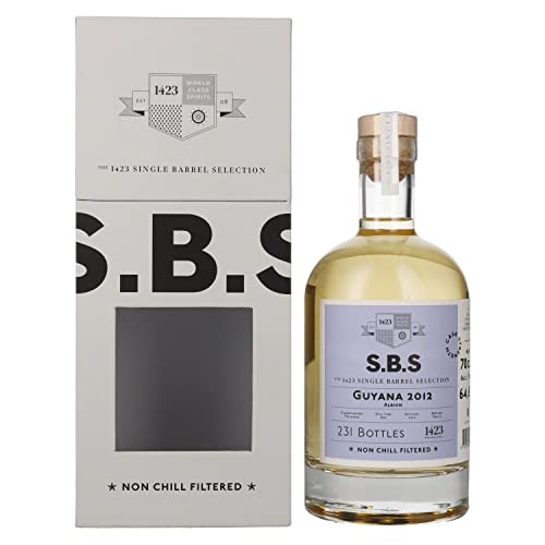 1423 S.B.S GUYANA Single Barrel Selection 2012 64,6% Vol. 0,7l in Geschenkbox Cover