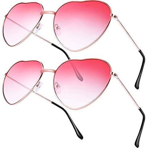 Jieddey Gafas de Sol Corazón Cover