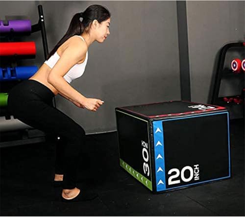 Image of Body maxx 3 in 1-20 Inch 24 Inch 30 Inch Foam Plyometric Box Jumping Exercise. Plyo soft box for jumping at home & club usage.