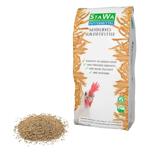 StaWa Wachtelkükenfutter Brösel mit 29% Rohprotein ohne Gentechnik ohne künstliche Konservierungs- und Farbstoffe 10 kg