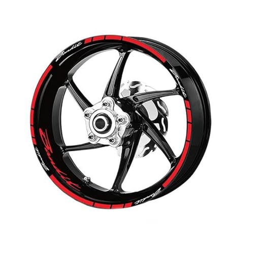 Autocollants réfléchissants roue moto design jante pneu Suzuki Bandit 1200