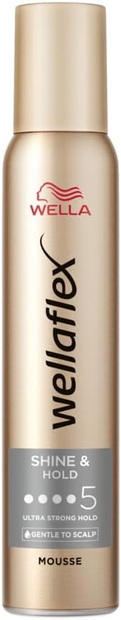 Wella Flex Styling Mousse Shiny Hold 200 Ml by WELLAFLEX