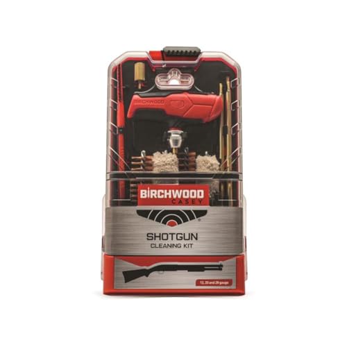 Birchwood Casey Durable Versatile Maintenance Gun Cleaning Kit | Brushes, Jags, Rod, T-Handle & Case Included | for Shotgun by Birchwood Casey - Used condition - US$10.82