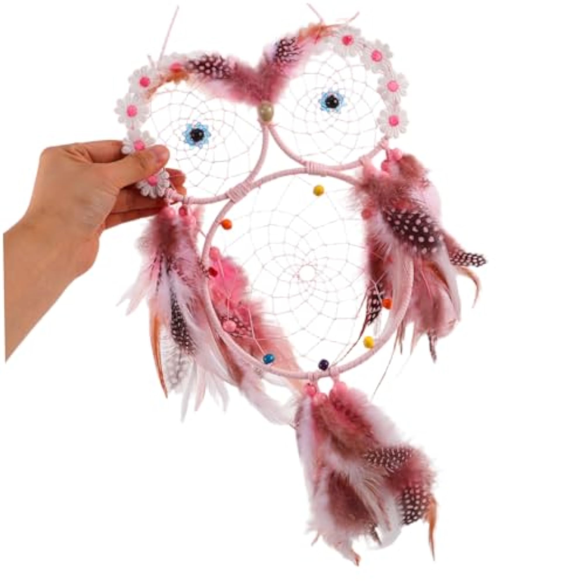 Owl Wall Decor Hanging Dream Catcher for Bedroom