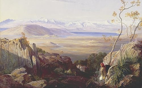 Peinture Butrinto Albanie Edward Lear pour Salon - Grand Poster Décoratif 60x90cm