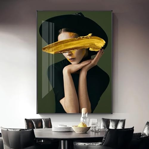 Peinture sur toile de filles sexy déco salon moderne avec une grande affiche pop art abstraite