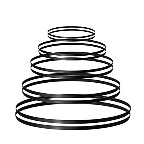 10pcs Turntable Belt Different Specifications Rubber Belt Replace Turntable Phono Tape CD Plattenspieler Drive Belt,5 Sizes