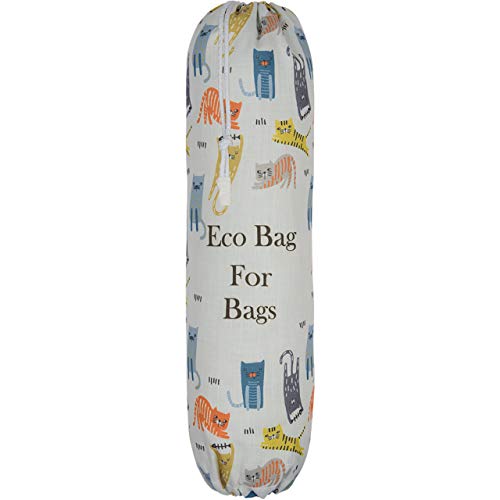 Izabela Peters | Respetuoso con el medio ambiente | Bolsa de plástico | Bolsas de comestibles | Dispensador | Organizador | Almacenamiento | Compras | Múltiples diseños de lujo  Bahía, grande