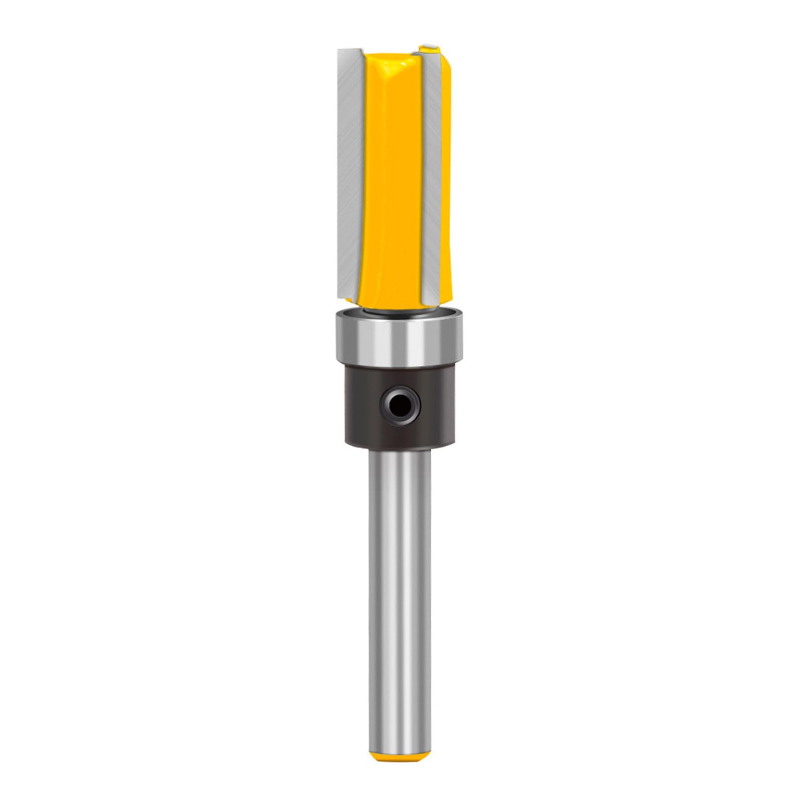 Tsophreniq 1/4 Shank Bearing Guided Straight Router Bit Flush Trim Cutter For Template Copying Woodworking Trimming