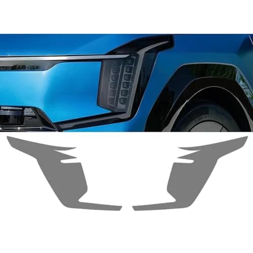 Autoscheinwerfer Schutzfolie für Kia Ev9 Gt Line 2023-2024,Autoscheinwerfer-Schutzfolie Anti-Kratz-Folie TPU-Aufkleber Zubehör