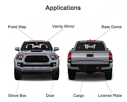 Kit de luz interior LED 6000K para Toyota Tundra 4-Door miniatura 3