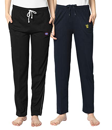 Image of Mack Jonney Cotton Blended Regular Fit Trackpants for Women(Pack of 2)-D1 D1 4Mlg 02-P