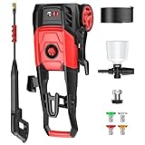 Electric Pressure Washer, 2.5 GPM Power Washer with 4 Quick Connect Nozzles &...