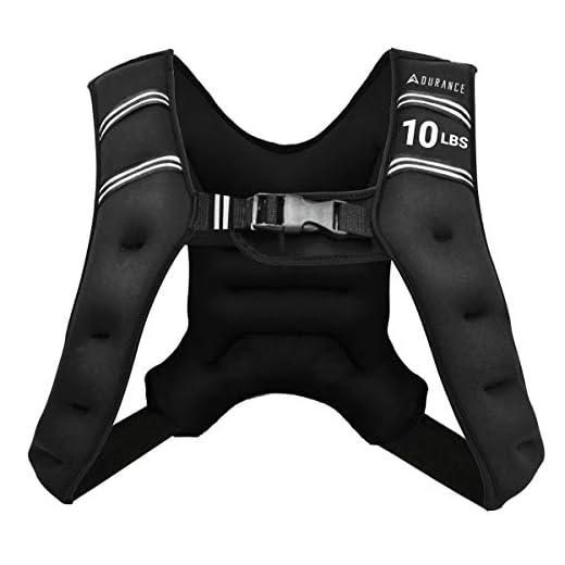 Adurance Weighted Vest Workout Equipment, 10lbs Body Weight Vest for Men, Women, Kids (10 Pounds, 4.54 KG)