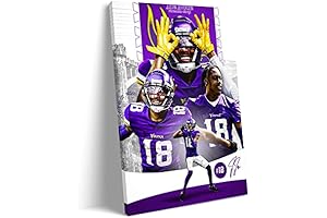 Justin Jefferson Canvas Wall Art: Enchanting Ambiance for Your Living Spaces