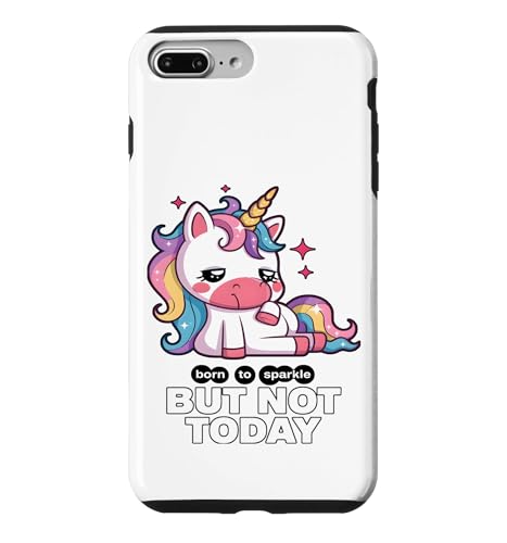 Born To Sparkle But Not Today ���j�R�[�� �X�}�z�P�[�X iPhone 7 Plus/8 Plus �p