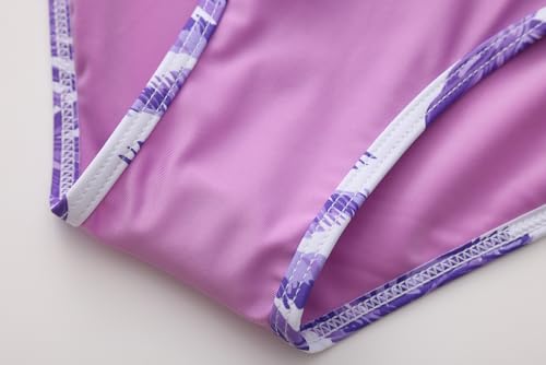 Image of Girls 3 Piece Bikini Bathing Suit Teen Girls Swimwear Sport Swimsuits with Shorts 9-16T