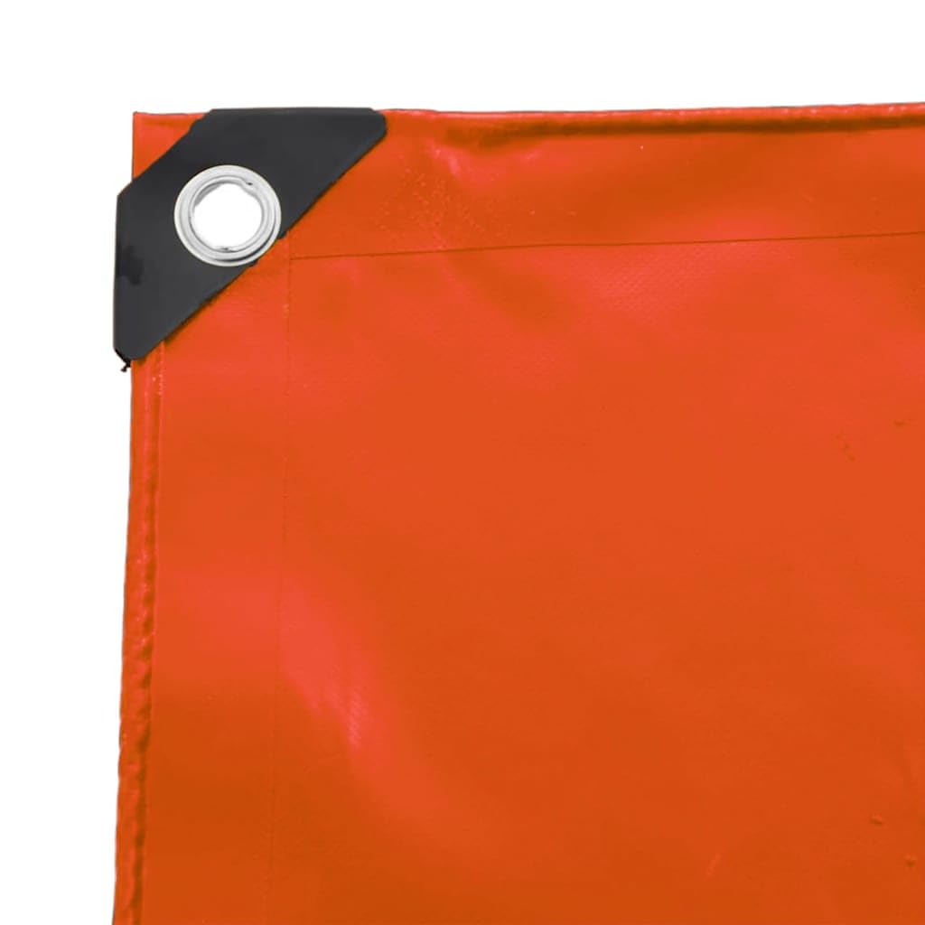 Lona 650g / m² Naranja 3 x 3 m Lona con Recubrimiento de PVC,Lonas Impermeables,6.6kg-42017778
