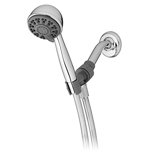 Waterpik Handheld Shower Head Eco Flow Low Flow Water Saving Shower with 5-Foot Hose, 4 Spray Modes...
