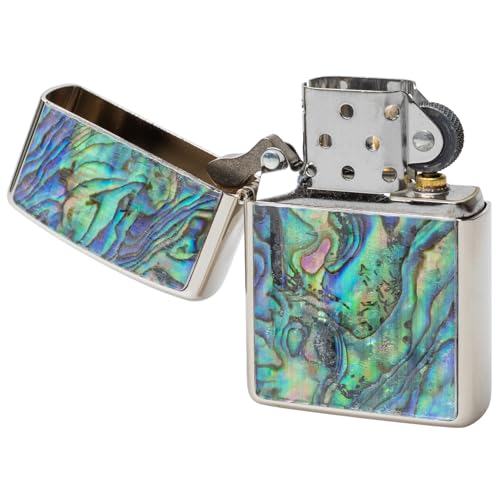 Encendedor Zippo Aceite con Sticker Protector Plateado miniatura 5
