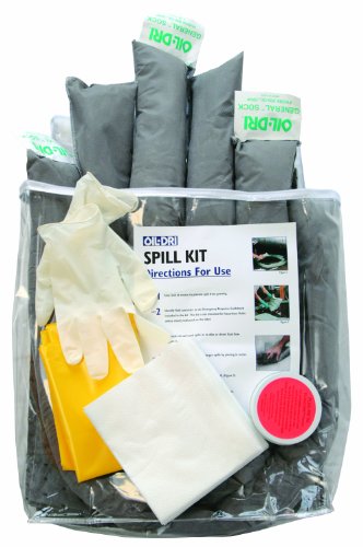 Oil-Dri L90671 5 gallon Smart-Pak Universal Emergency Zippered Compact Spill Kit