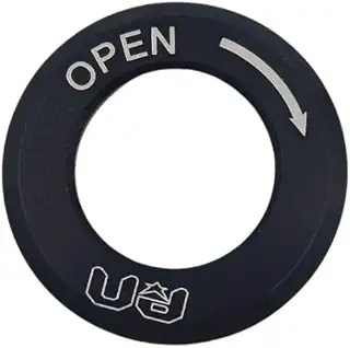 UDOM KARNCHANG サイドキーシリンダーカバー ホンダ ハンターカブ CT125/モンキー125用 /Side Key Cylinder Cover For Honda CT125 Monkey125 JB02 JB03 JA55 JA65 (Black)